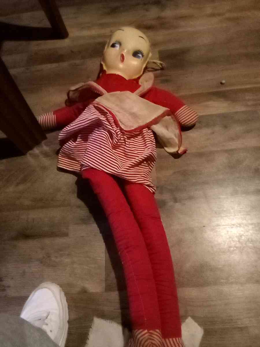 antique doll 3 feet tall