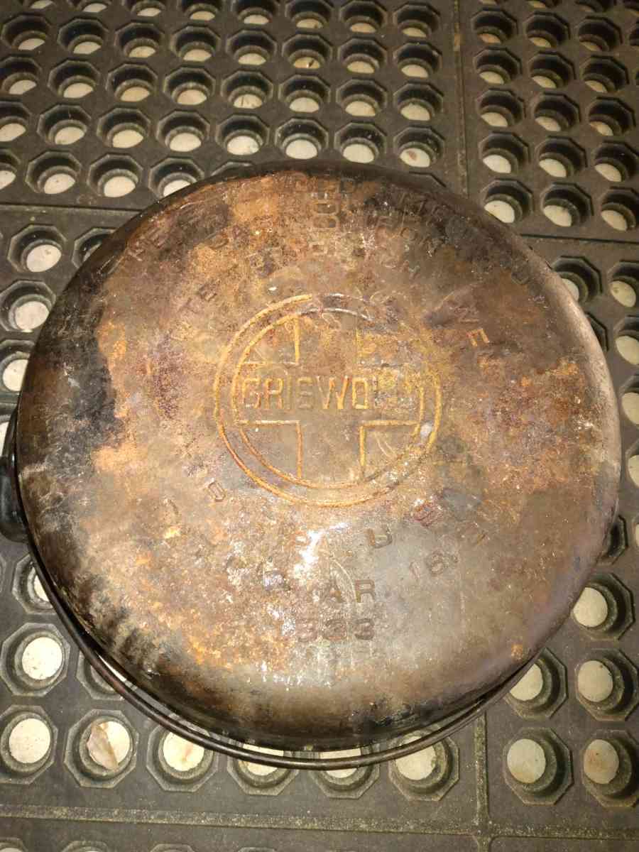 griswold tite top dutch oven 833 patent No 8