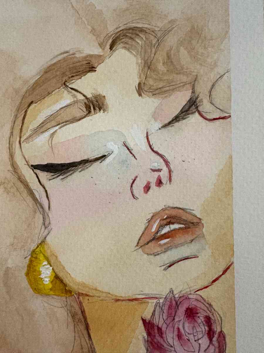 Siren original painting by Jasmine Jenkins