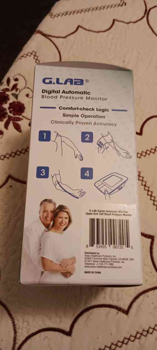 G Digital Automatic blood pressure monitor  newLAB