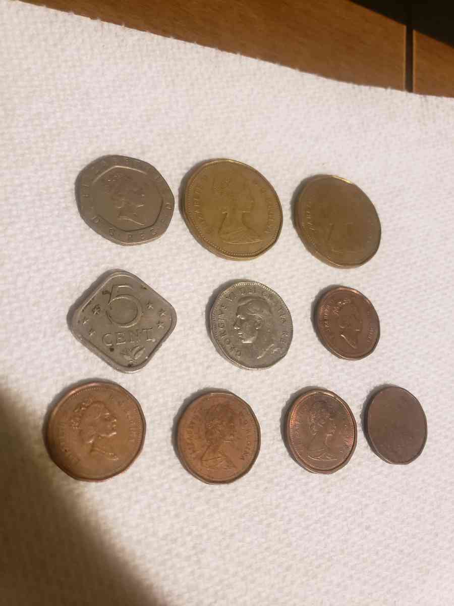 miscellaneous international coin lot older dates