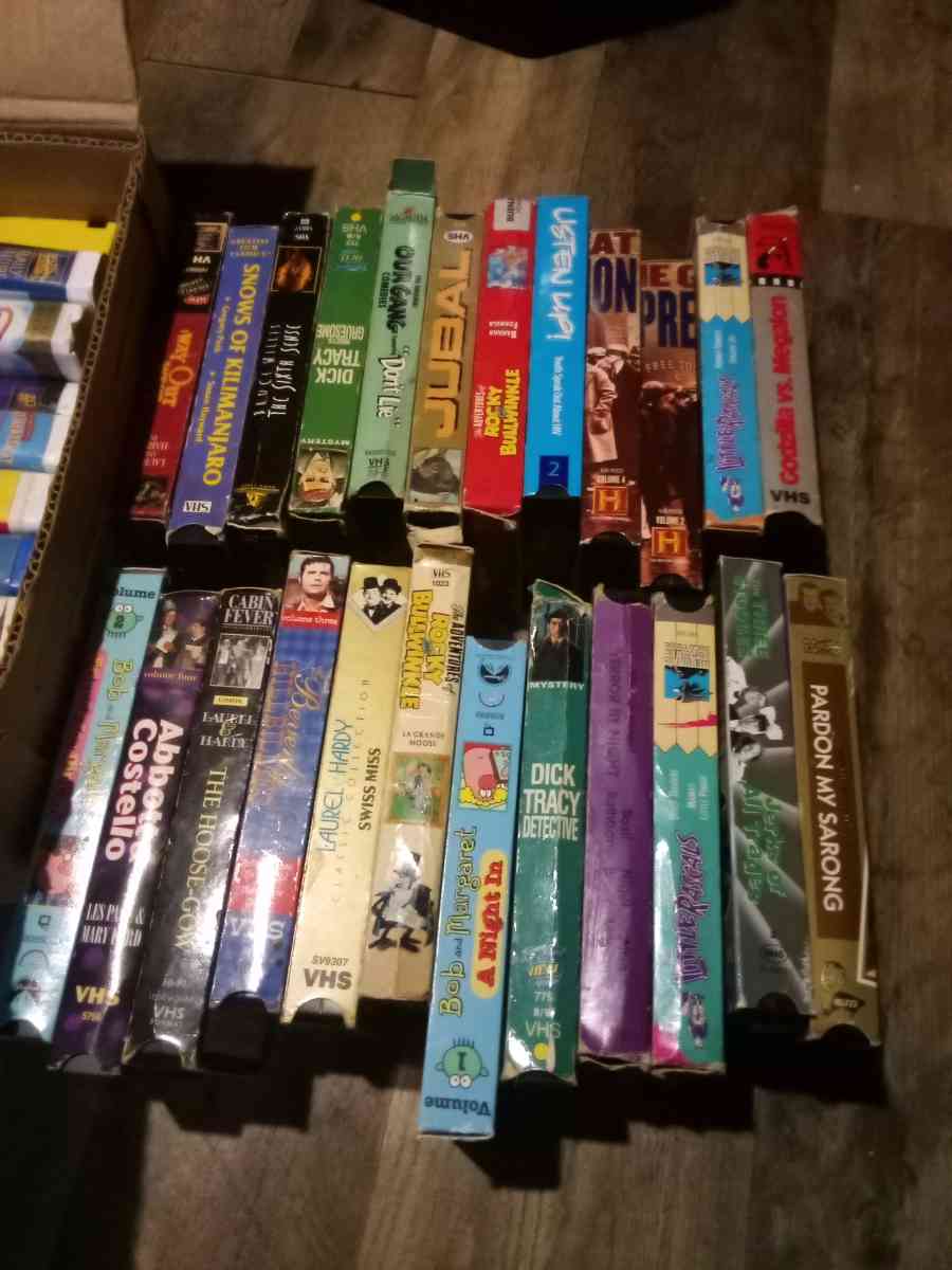40 vhs movies