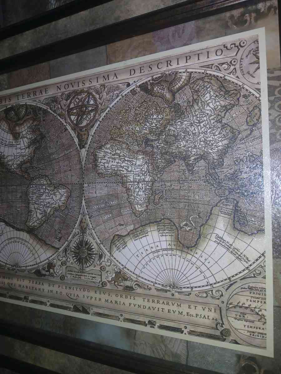 map of 1602 Orbis Terrae Novissima Descriptio