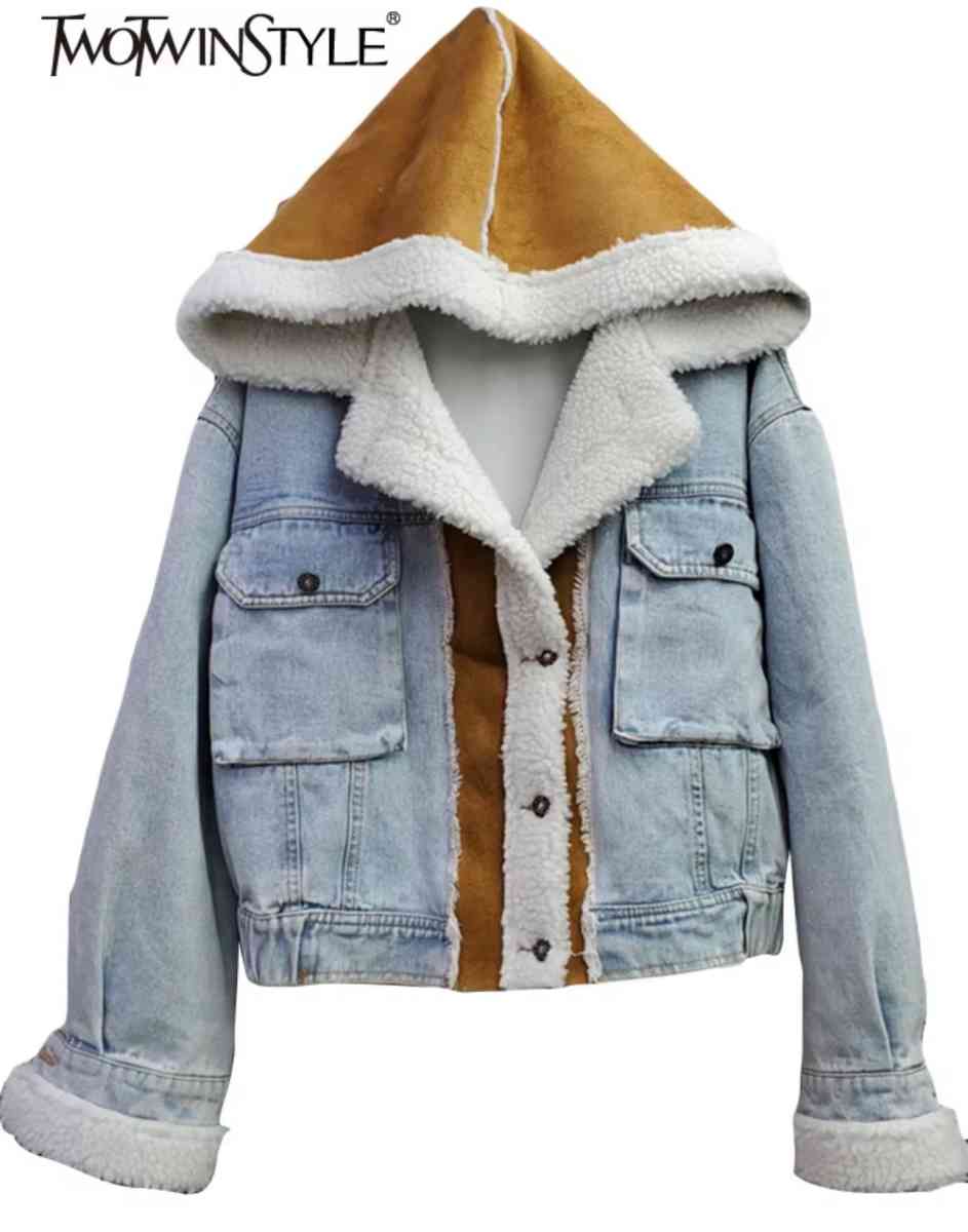 new Woman Jean jacket size medium