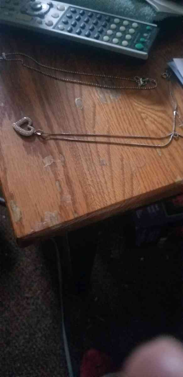Womens heart shaped pendant