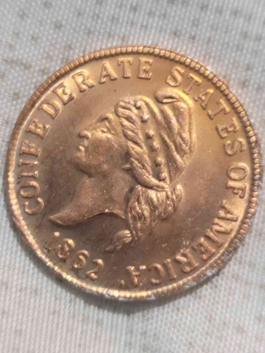 1862 confederate penny