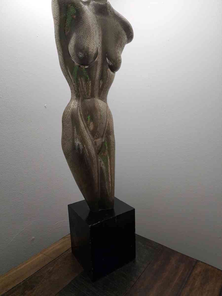 Yasha Heifetz figural art deco lamp