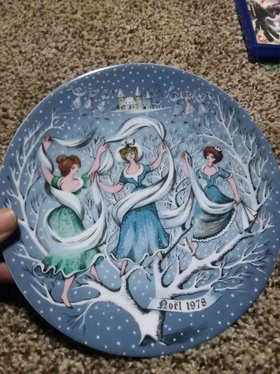 noel 1978 Havilland linoge plate