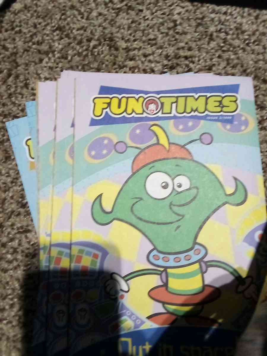 mcdonalds comic books 1999