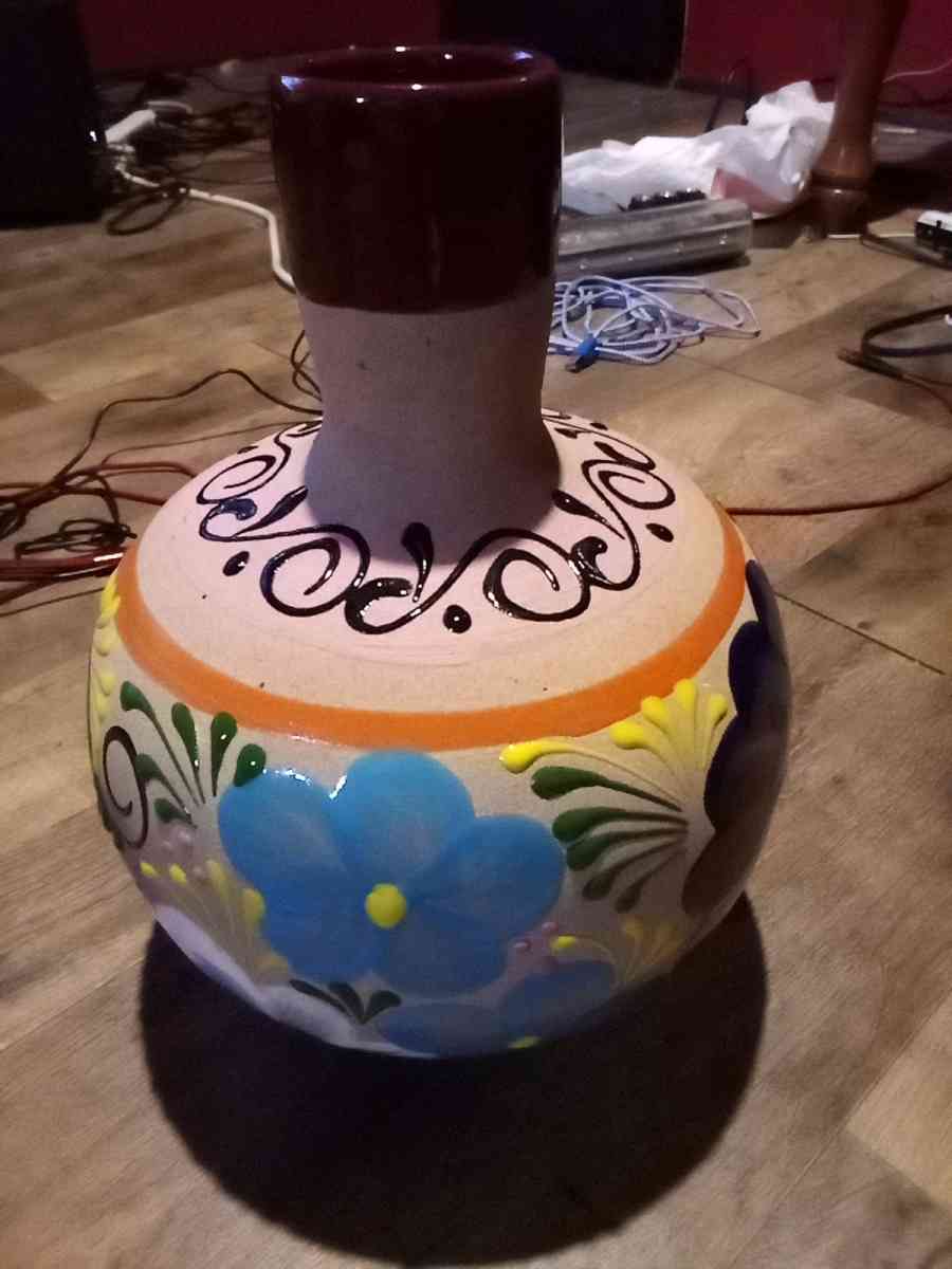 vase painted and glazed
