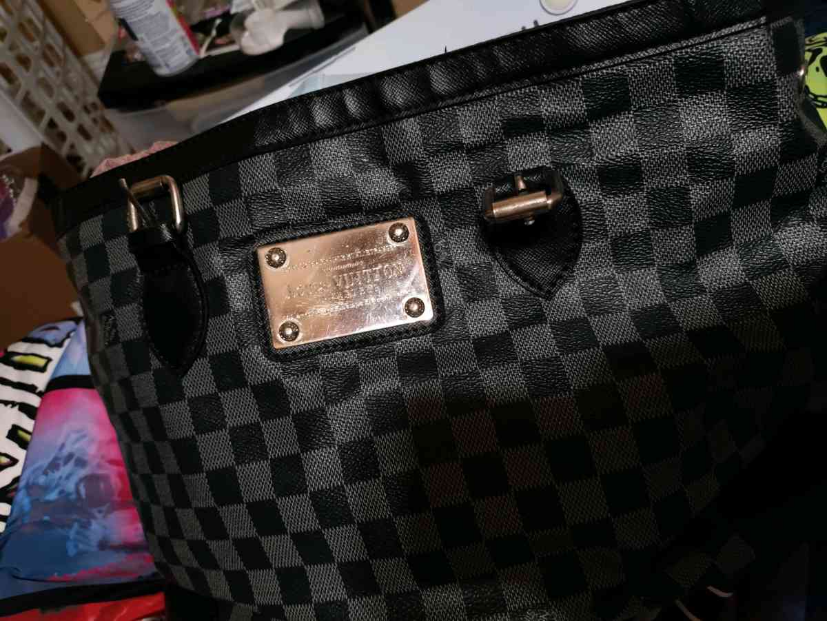 Louis Vuitton checkered purse