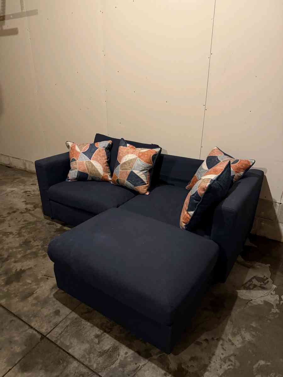 beautiful Blue foldable couch