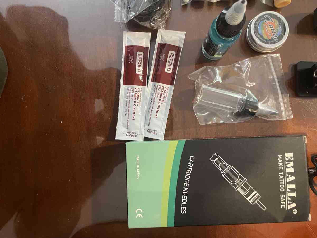 tattoo machine kit wireless with case