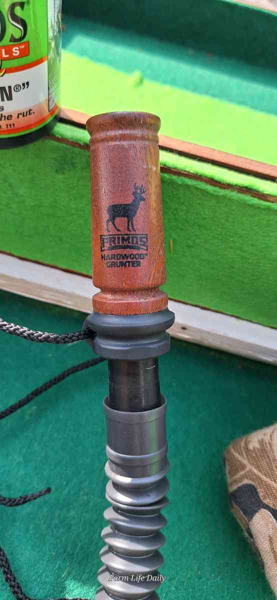 Deer calls and rattle bag