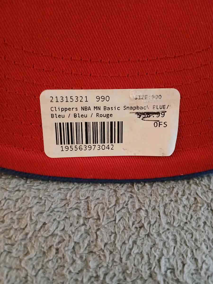 LA Clippers NBA Original Fit Snapback Blue Cap for Men