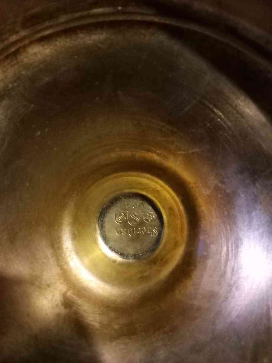 antique silver candle holder