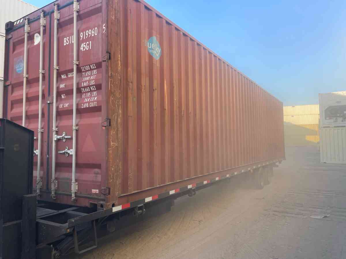 Conex sea box shipping container
