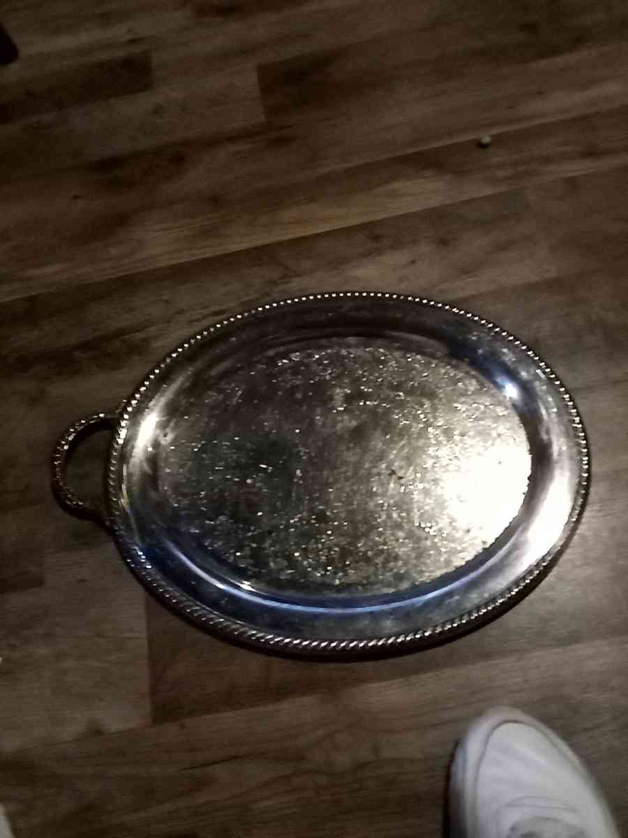 silver plated platter