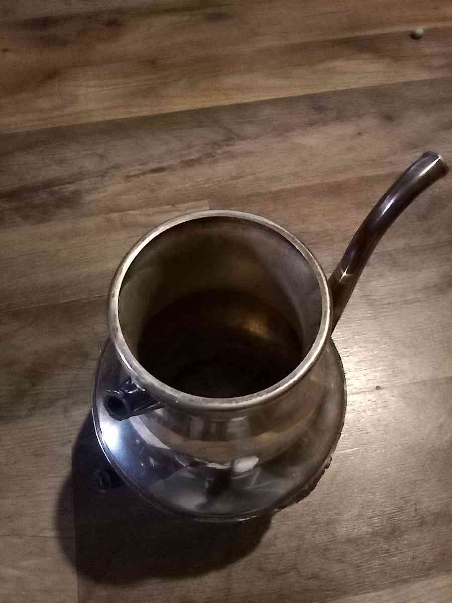 antique silver tea pot