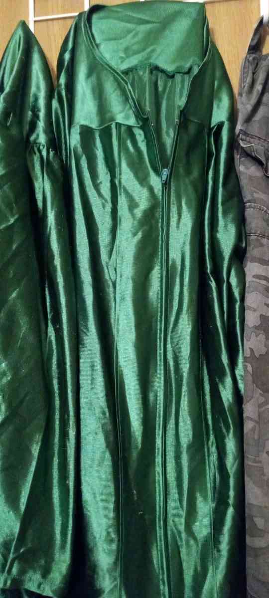 Green Graduation Gown