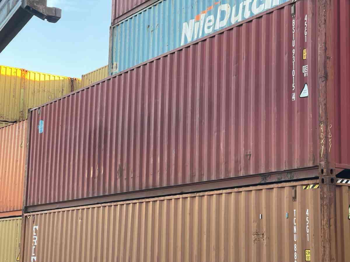Conex sea box shipping container