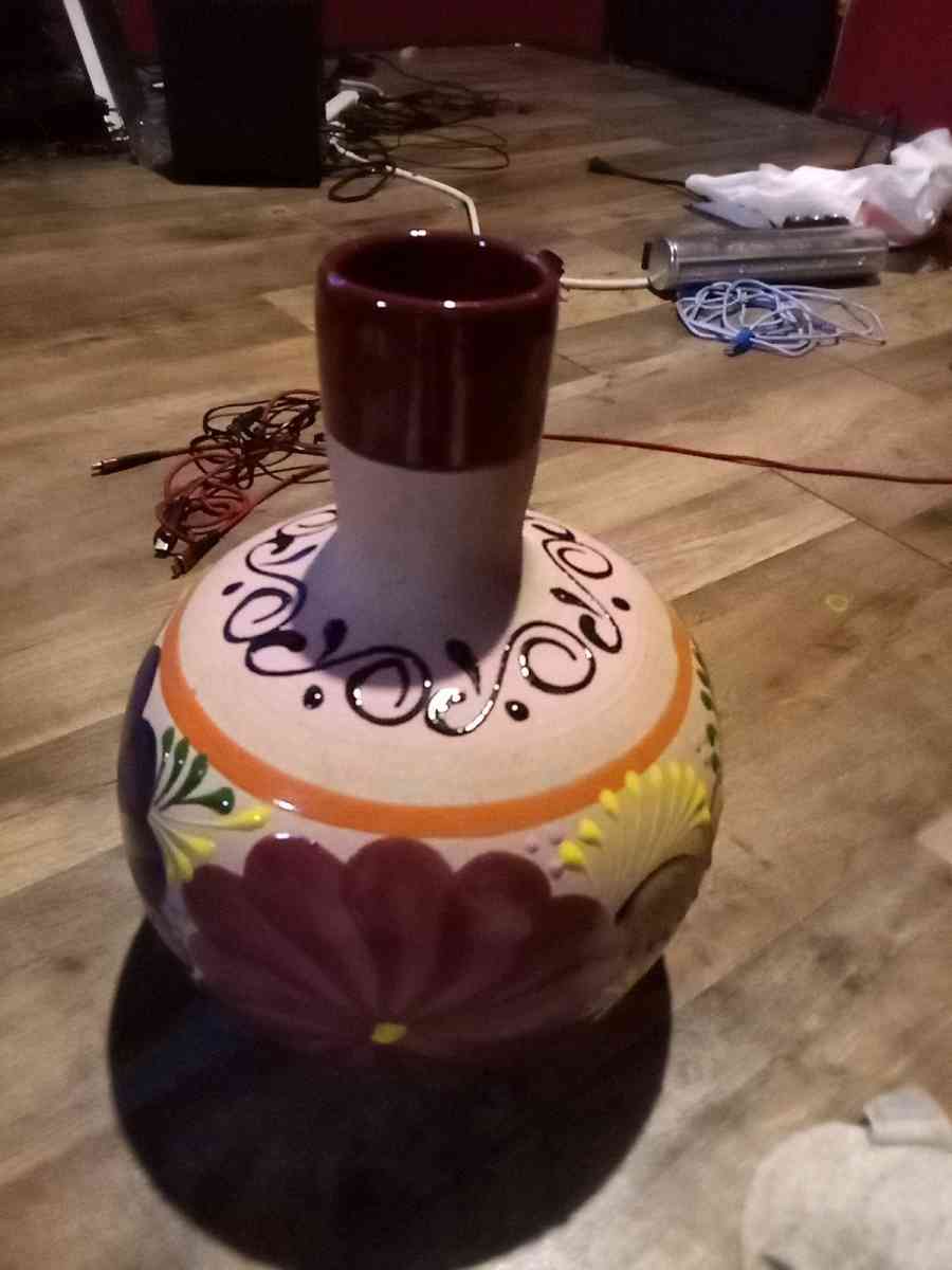 vase painted and glazed