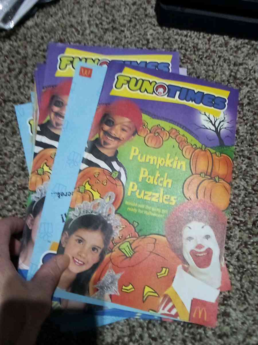 mcdonalds comic books 1999