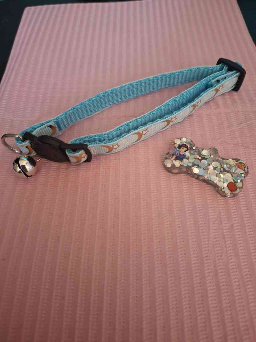 collae y tag id azul cielo