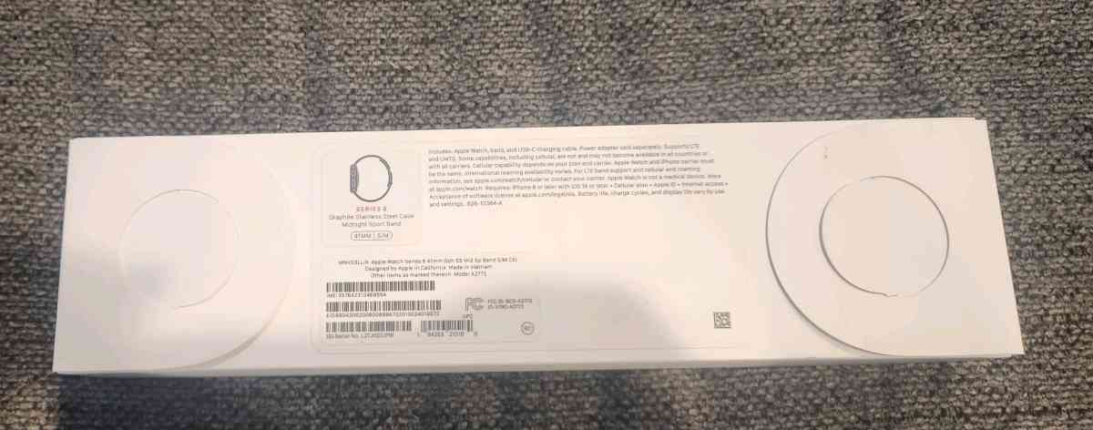 series 8 graphite stainless case midnight sport band 41mm