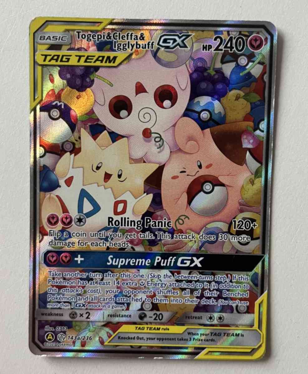 Togepi Cleffa Igglybuff GX 143a