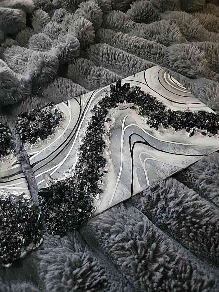 Epoxy and Geode Artwork