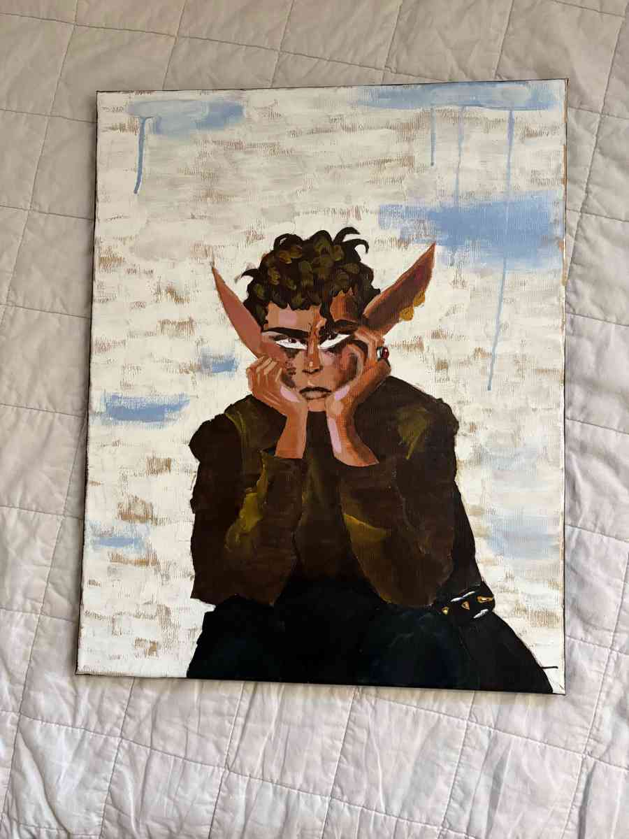 The Warrior Elf Original by Jasmine Jenkins