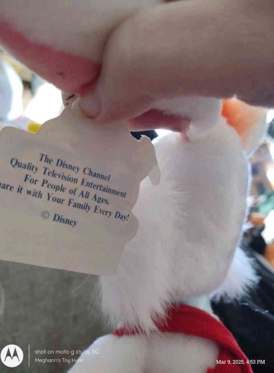 Vintage Roger Rabbit Disneyland Tagged Plush