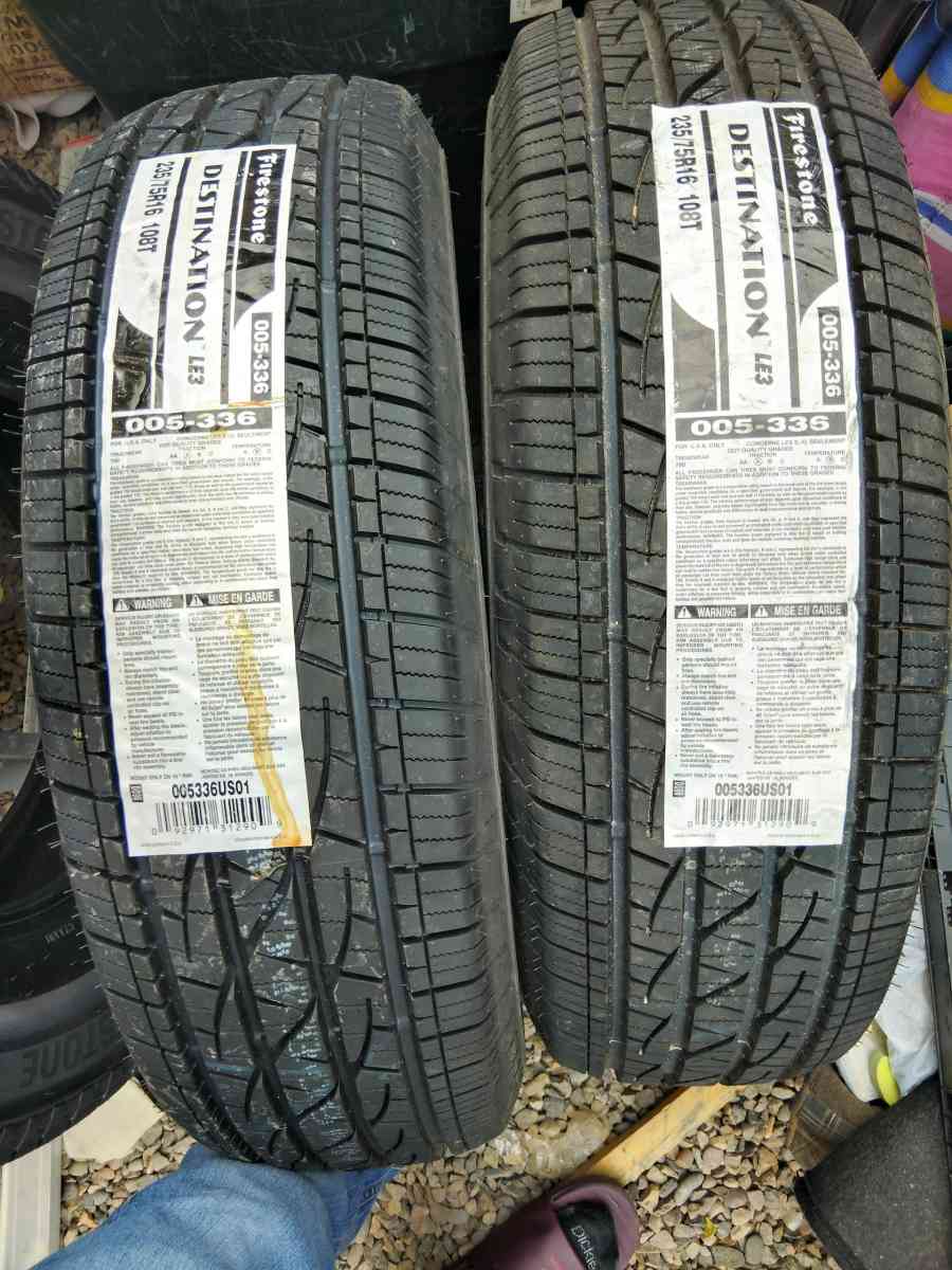 3 Brand New 16 inch Tires 2 different brands read details