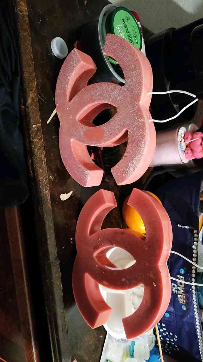 Louis vuitton versace and Chanel candles