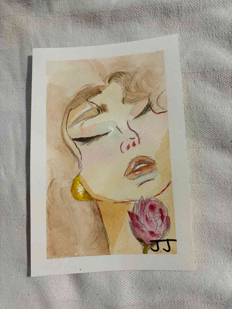 Siren original painting by Jasmine Jenkins