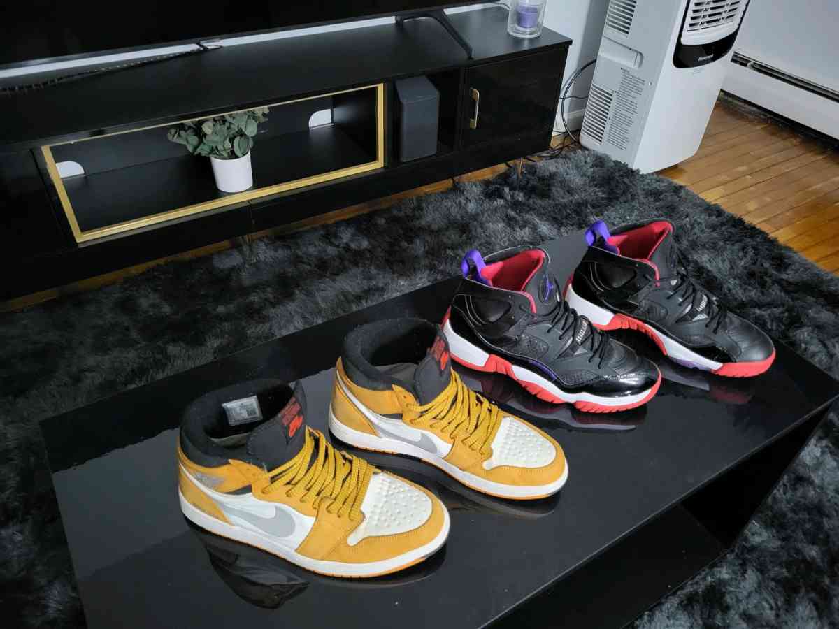 Collection of 9 Pairs of Mens Nike and Air Jordans