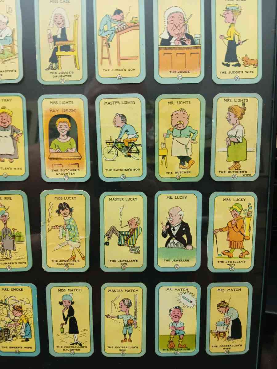 1920s full set of funny cards