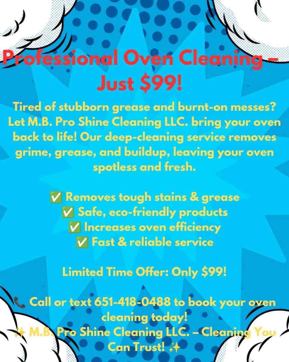 Professional Oven Cleaning