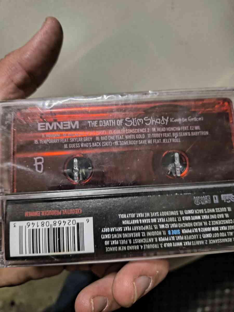 Eminem Death Of Slim Shady Cassette Rare Red Em website