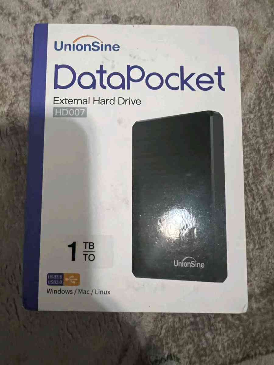 UnionSine DataPocket 1TB External Hard Drive HD007