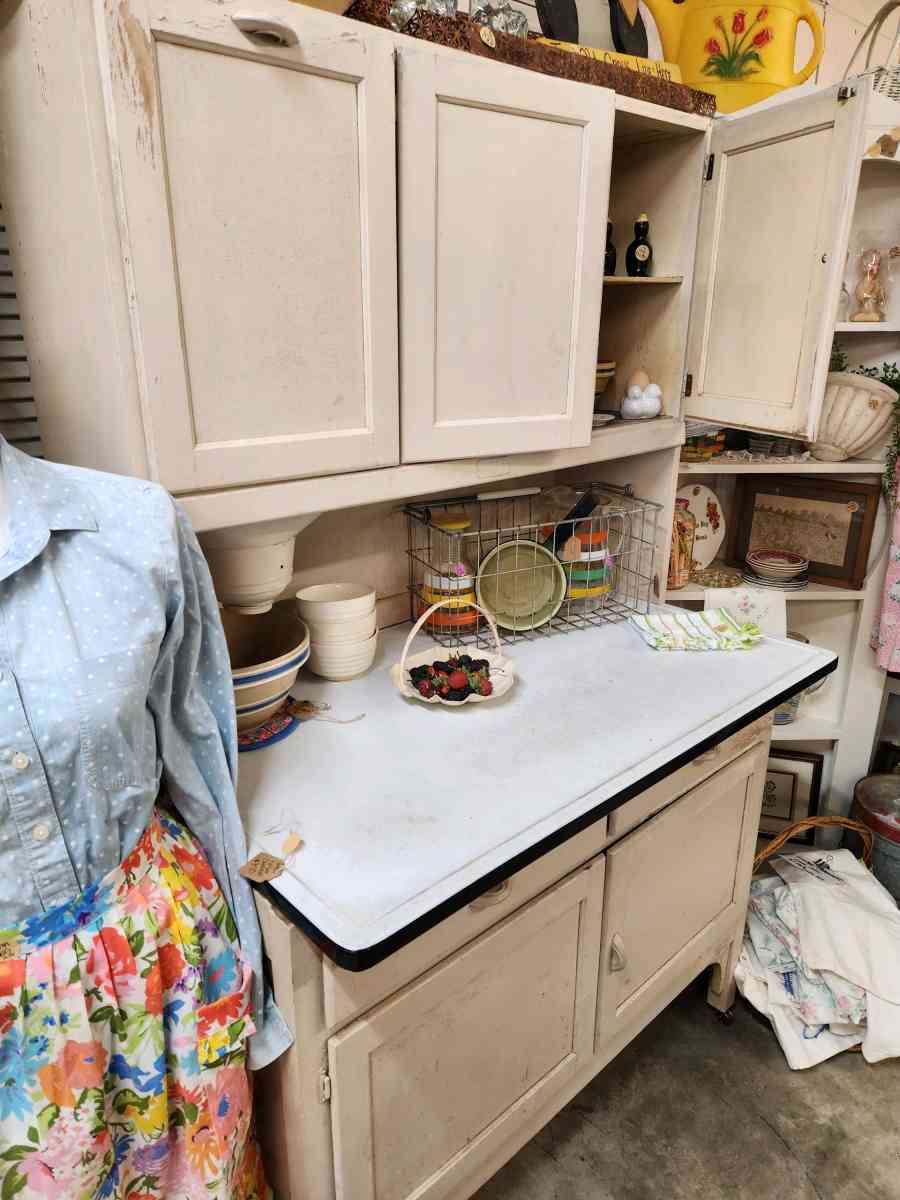 Farmhouse Primitive Hoosier Cabinet or Cupboard