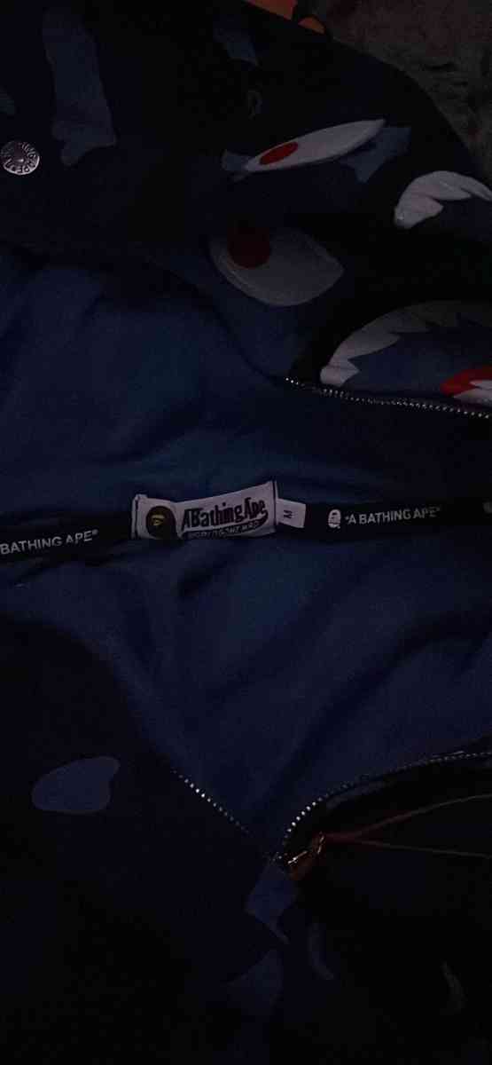 brand new double hooded bape