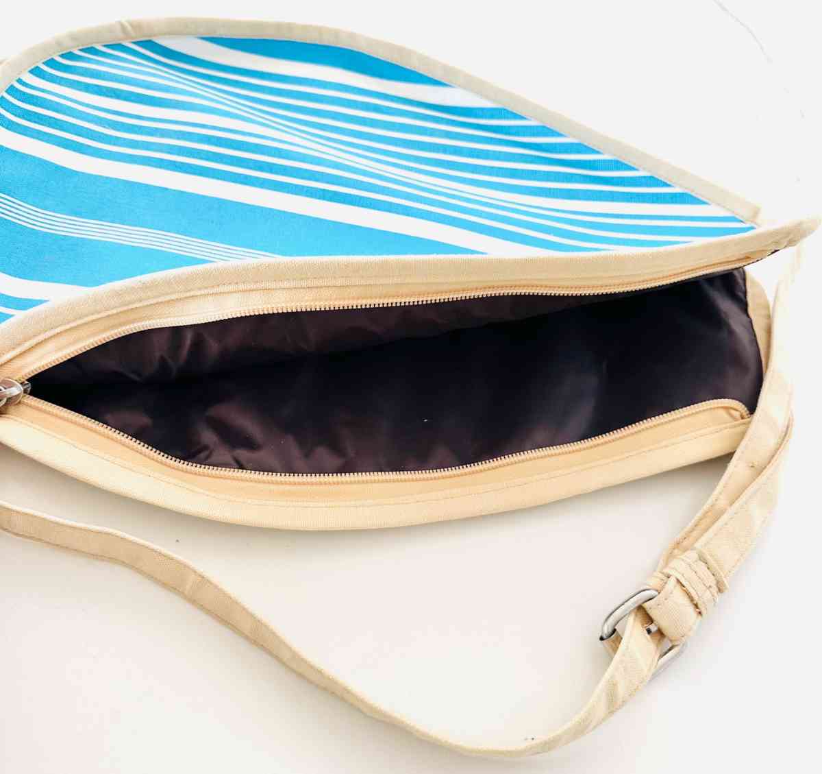 Ame  Lulu Riley Racquet Cover Ticking Stripe