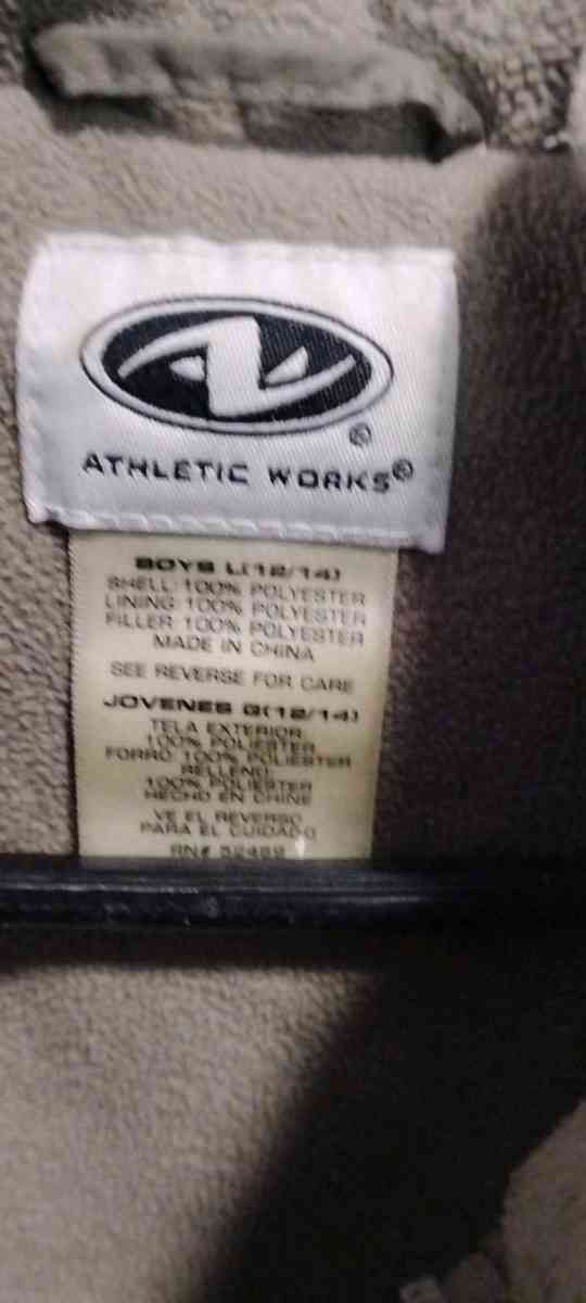 Boys Lg Athletic Works Camo Puffer Coat