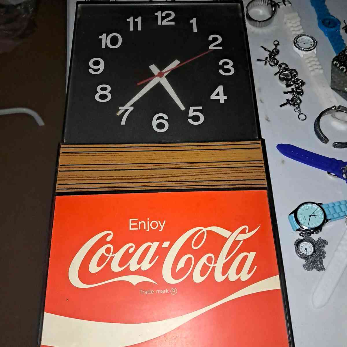 Coca Cola Clock w cord