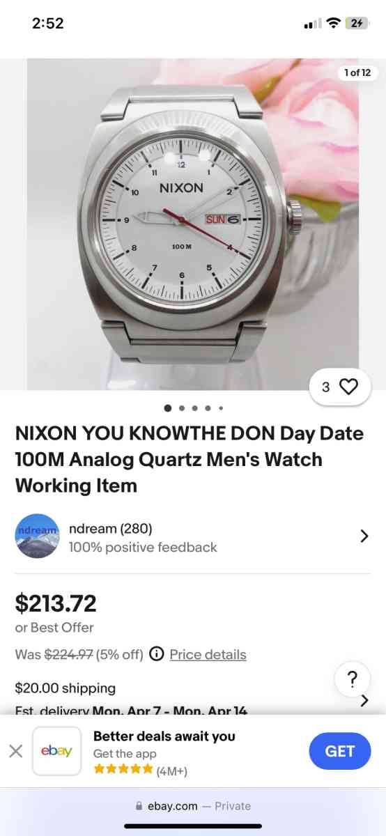 Nixon watch