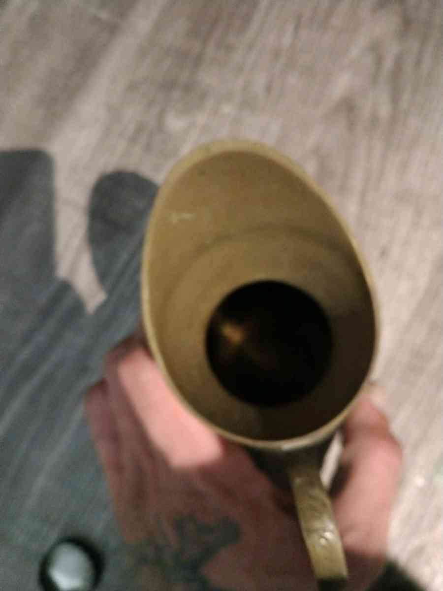 brass vase
