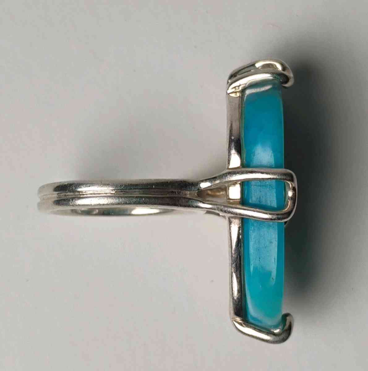 sterling silver agate ring size 6