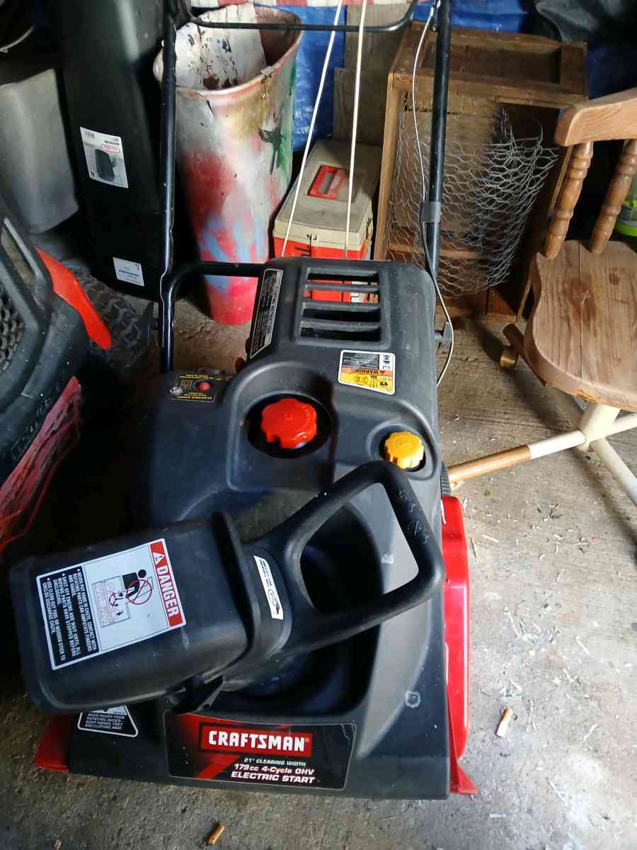 Snowblower craftsman